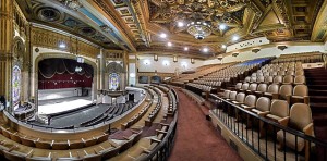 Wide-angle view of Auditorium, as seen from the House Left side of the Balcony