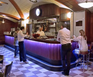 Art Deco Basement Bar